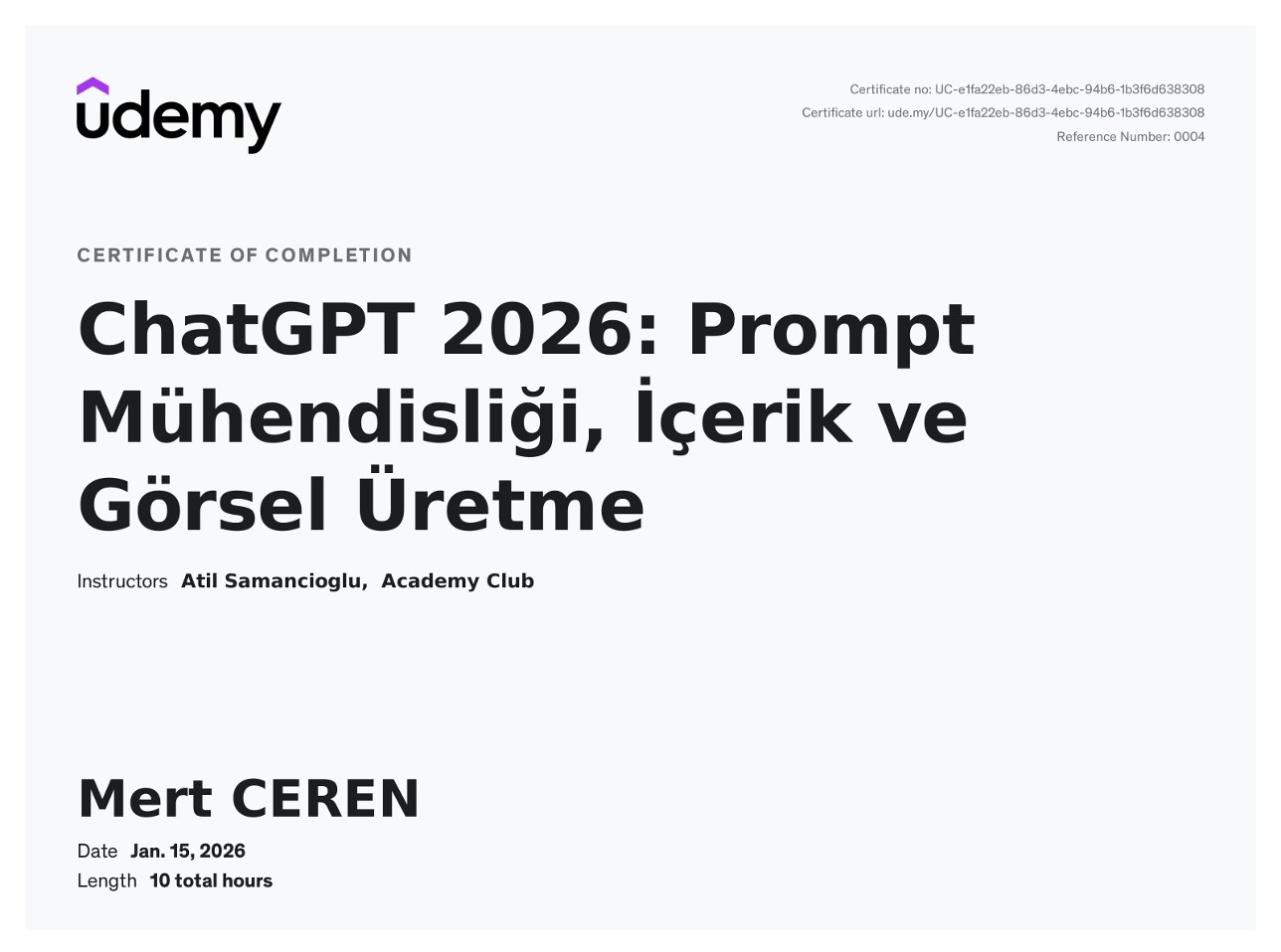 ChatGPT 2026: Prompt Engineering, Content & Image Generation